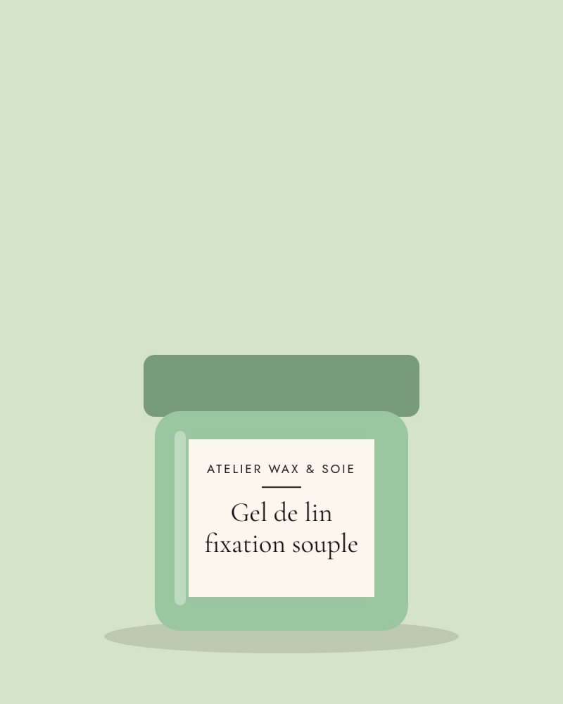 Gel de lin fixation souple