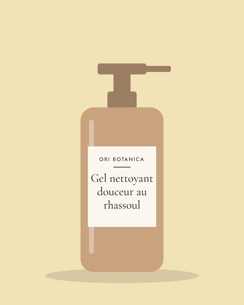 Gel nettoyant douceur au rhassoul