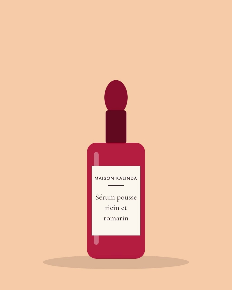 Sérum pousse ricin et romarin