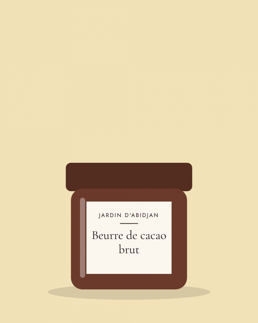 Beurre de cacao brut