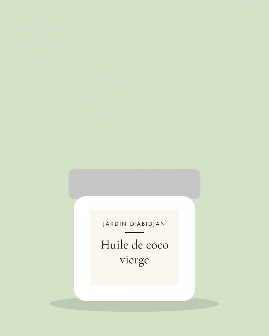 Huile de coco vierge press&eacute;e &agrave; froid