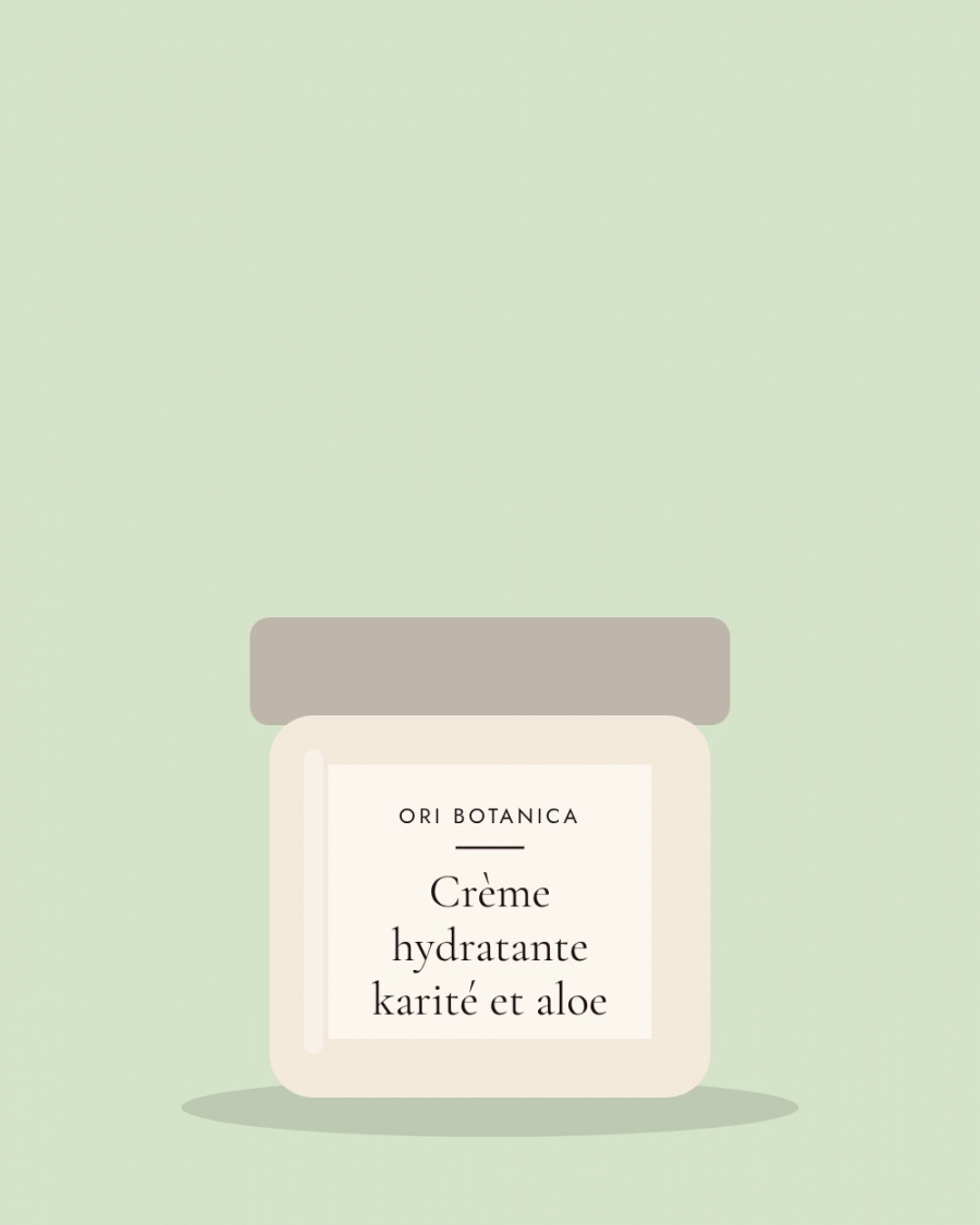 Cr&egrave;me hydratante karit&eacute; et aloe