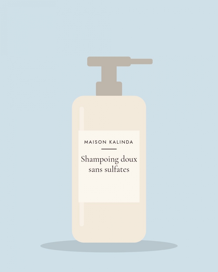 Shampoing doux sans sulfates