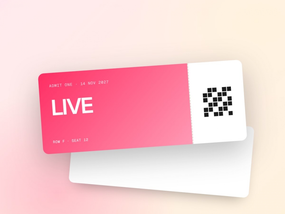 Concert ticket template