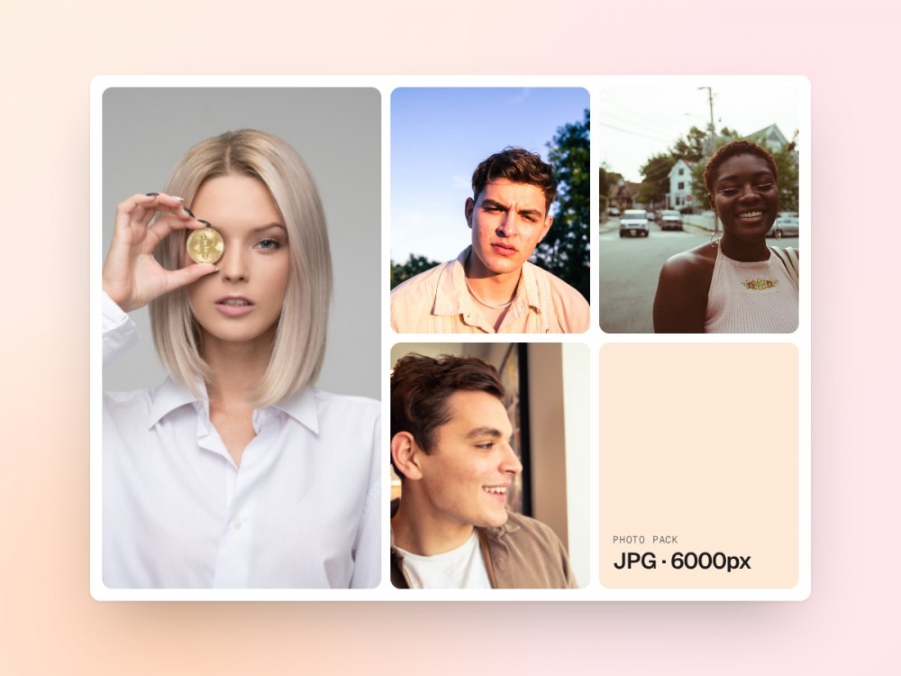 Natural light portraits, 40 photos