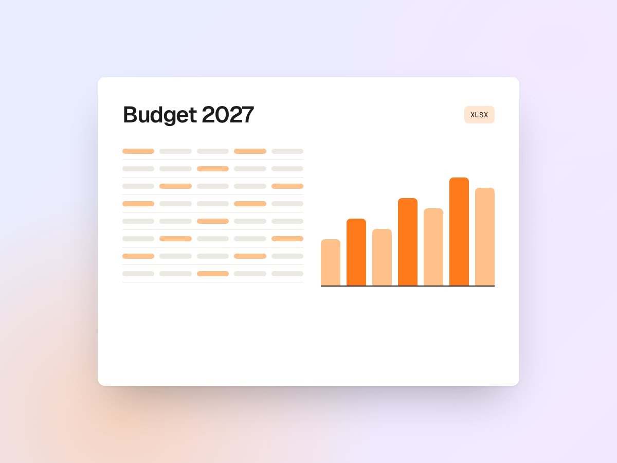 Small business budget tracker