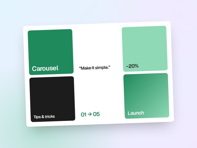 LinkedIn carousel templates