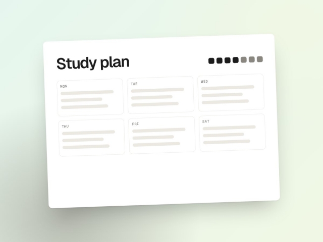 Student study planner