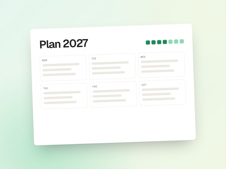 Plan your year on paper: a printable routine