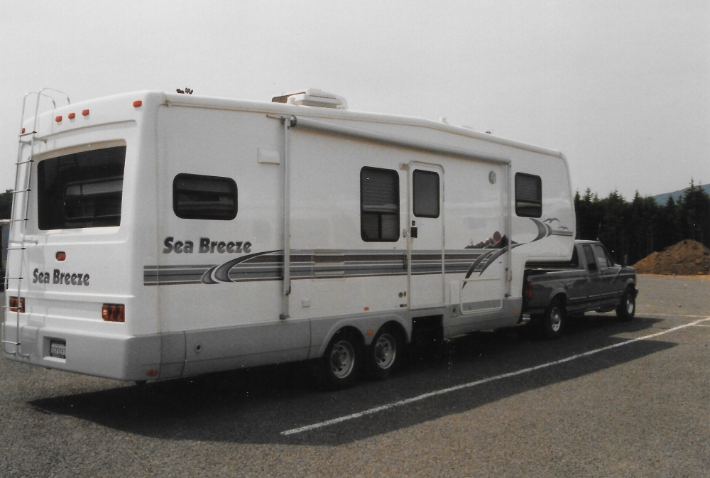 American travel trailer, delivered on site