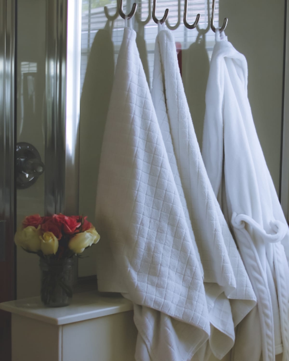 Waffle Cotton Bathrobe