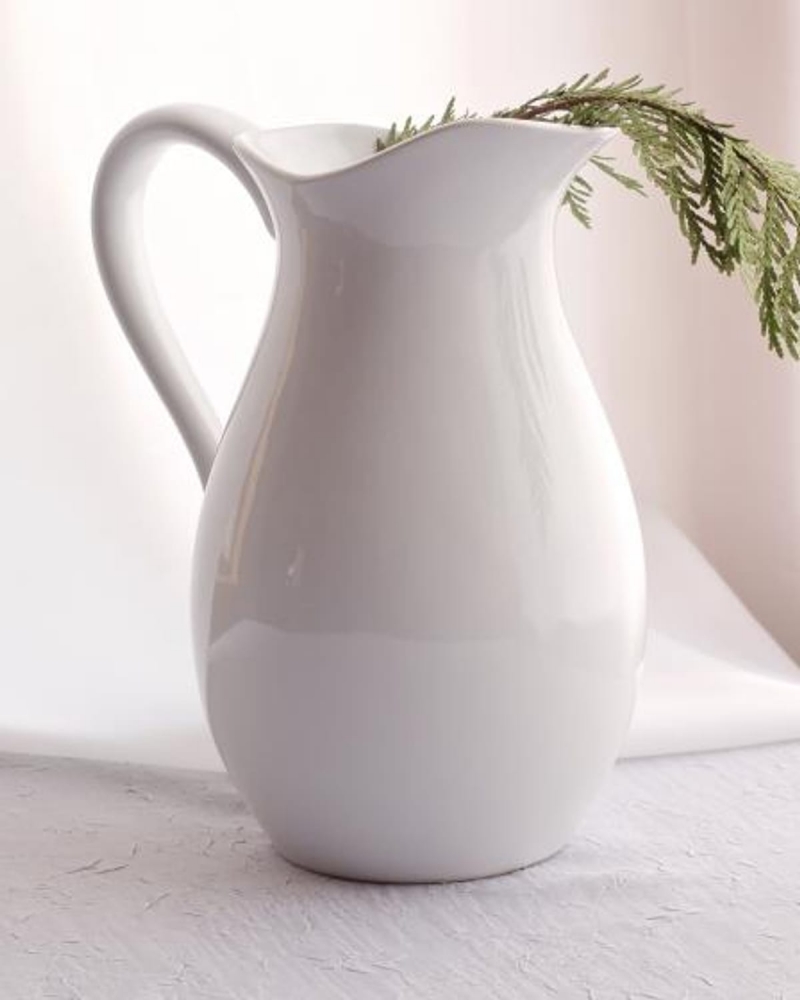Stoneware Pitcher Vase