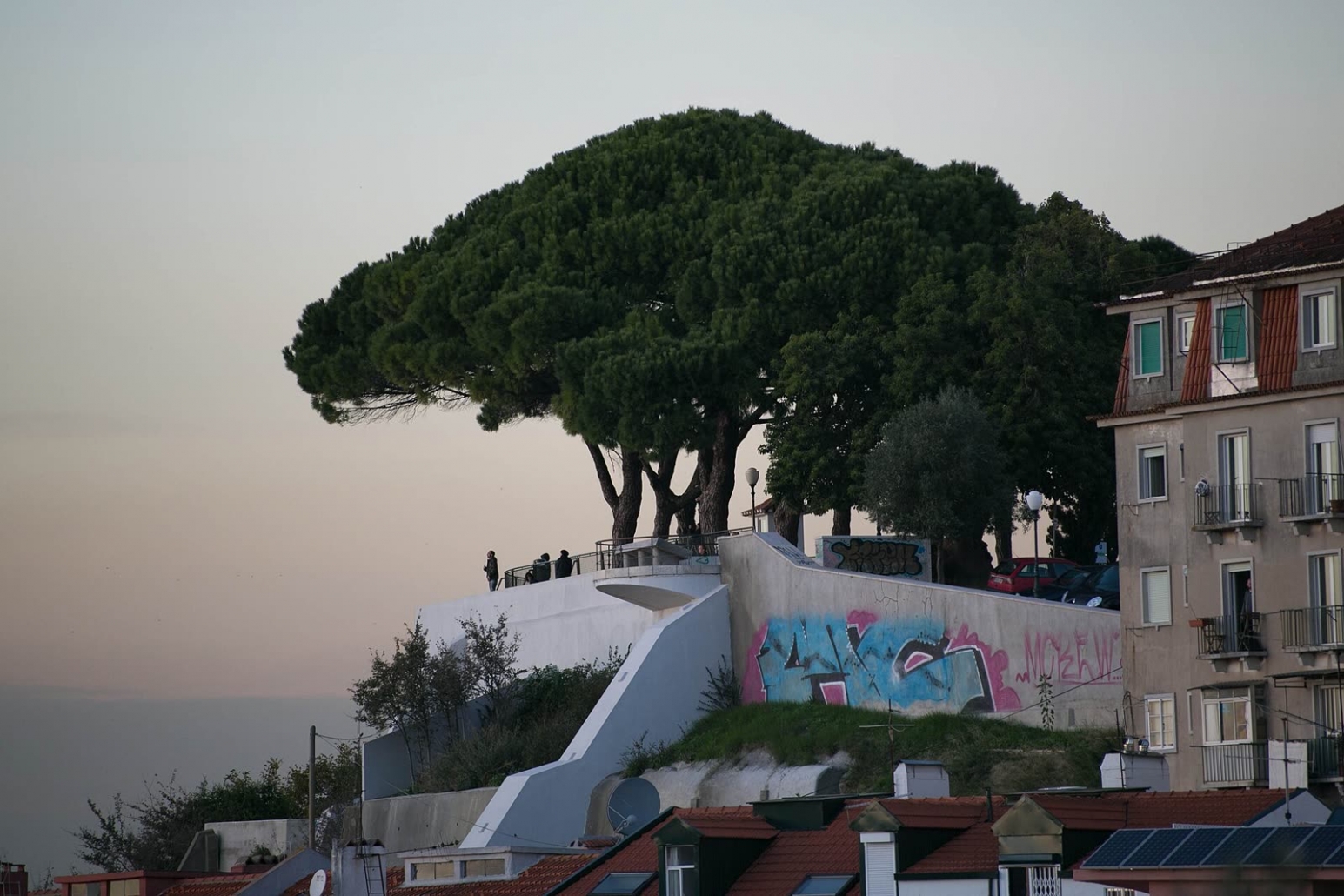 Lisbon's viewpoints at sunset