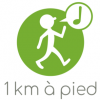 1km à Pied