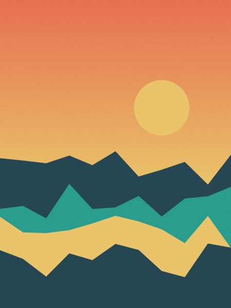 Sun over the Hills