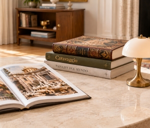Libros de salón: cultura, belleza y conversación alrededor de la mesa